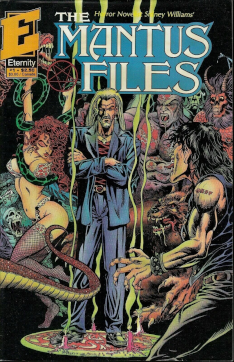 Mantus Files No. 1 Written By Sidney Williams Comics Cover Art